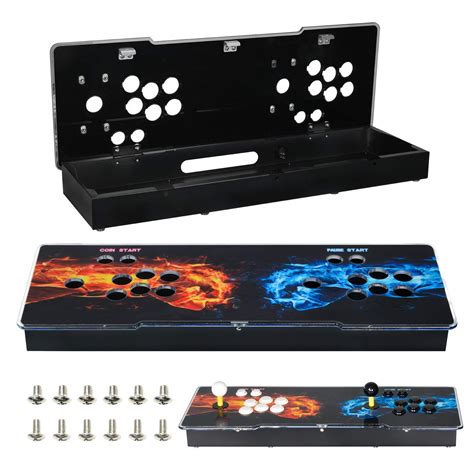 metal joystick stick box|2 player joystick case kit.